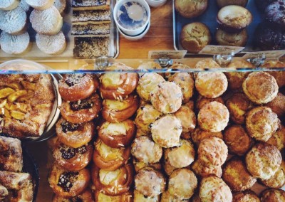 Candied ginger scones, apple crostatas, and almond citrus financiers
